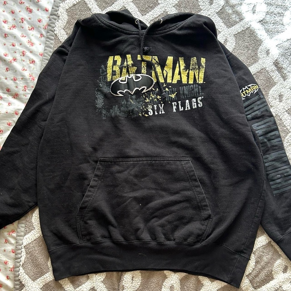 Six Flags Batman Black Hoodie